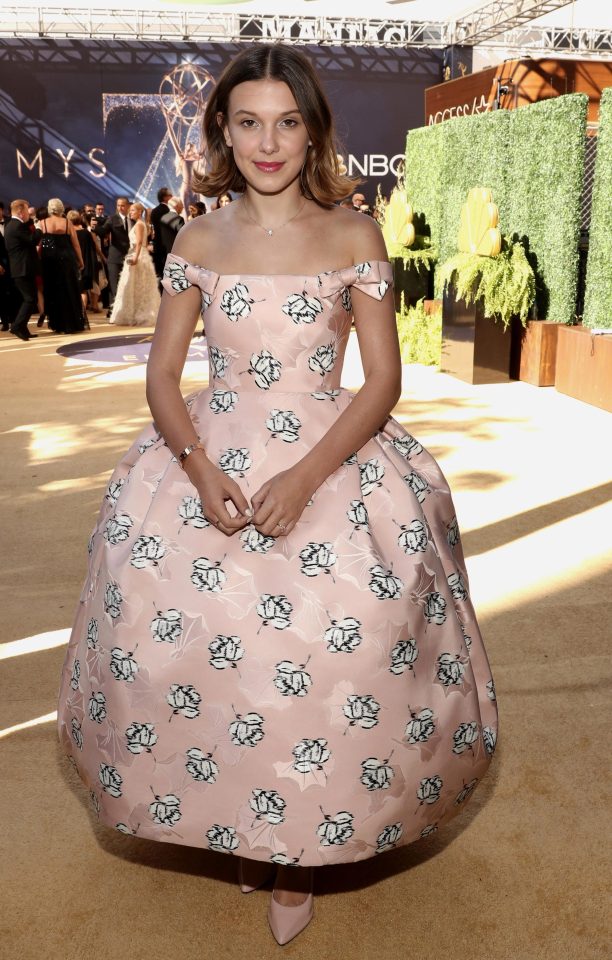  While Stranger Things star Millie Bobby Brown looked pretty in pink