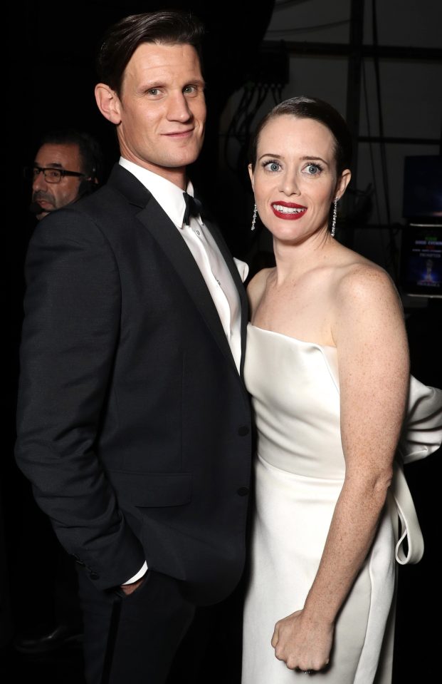  She dedicated her award to her co-star Matt Smith, who missed out in his category