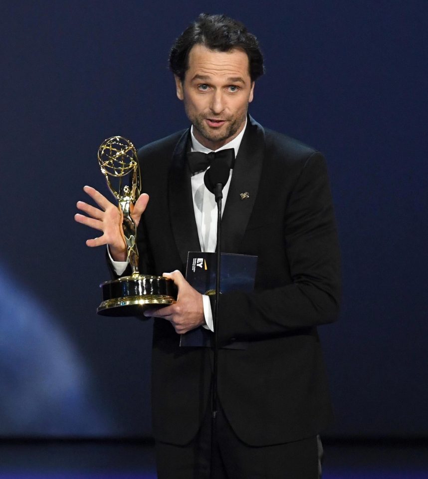  Welsh actor Matthew Rhys picked up his first Emmy for his role in The Americans