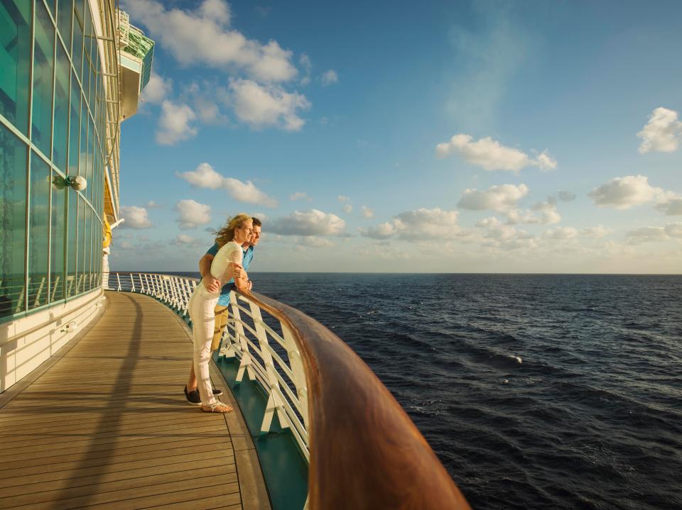Cruise ships are crowded places - so who wouldn't want to find a quiet area? 