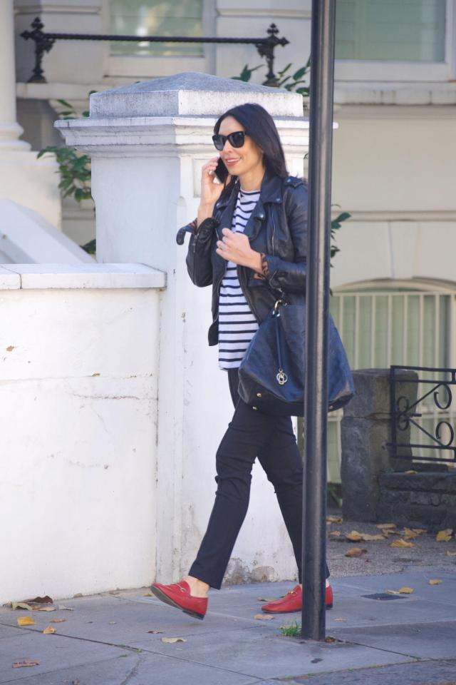  She was out walking near her London mansion