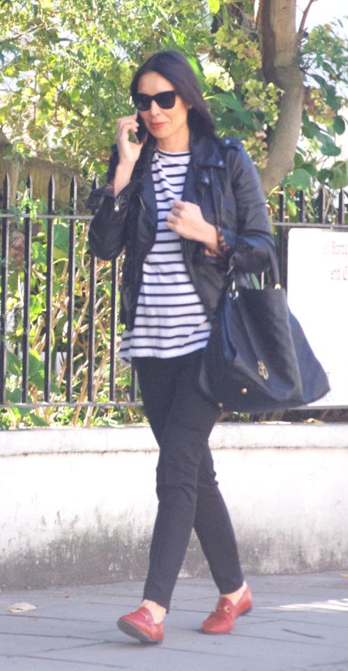 She could very well have been on the phone to Frank, who was at home with the baby