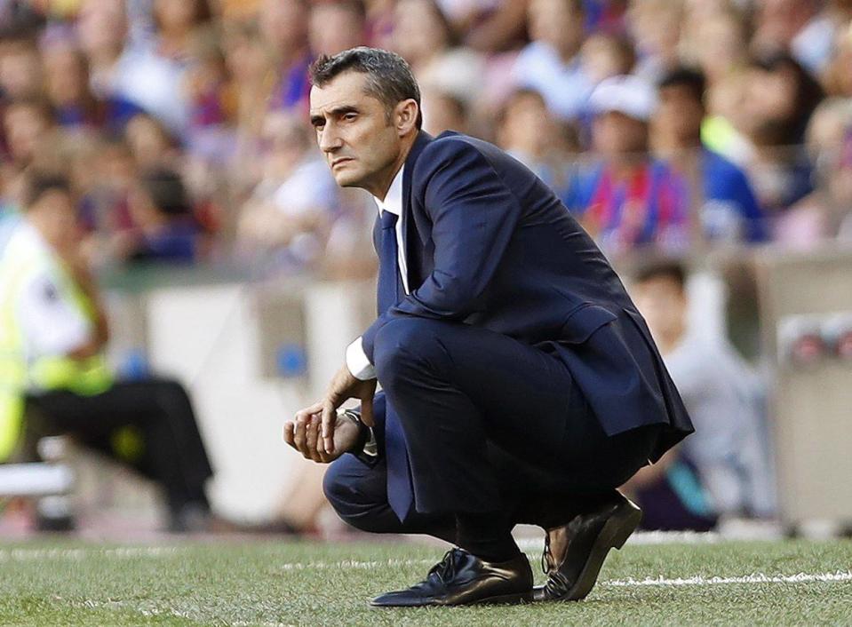  Ernesto Valverde defended his decision to rotate