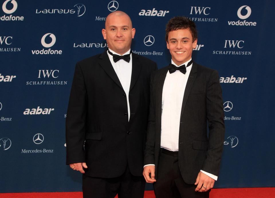  Tom Daley, seen with dad Robert in 2010