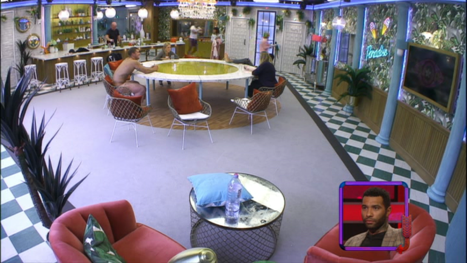  Emma Willis played it to him during his eviction chat