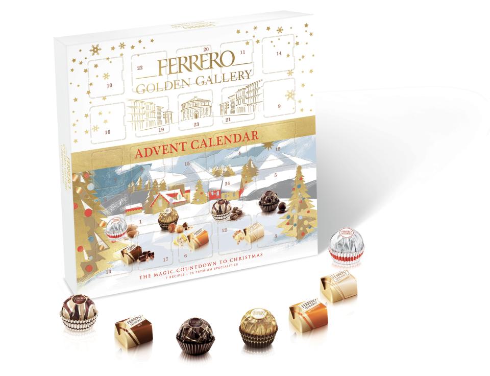  The Ferrero Rocher advent calendar contains 25 chocolate treats for £9