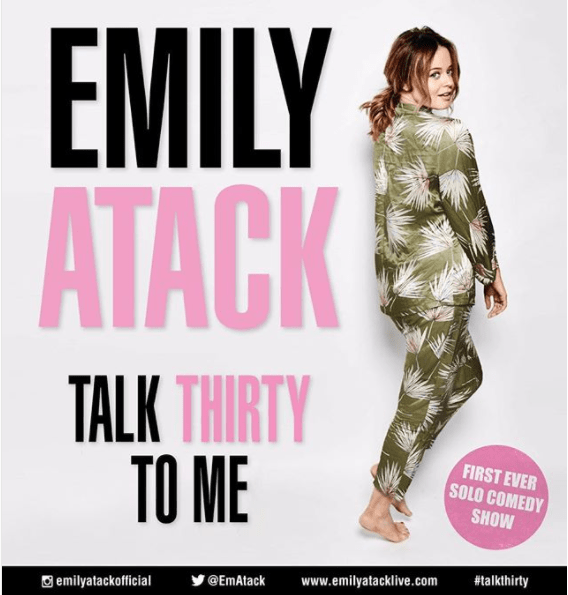  Emily has announced she's doing her first ever solo comedy show