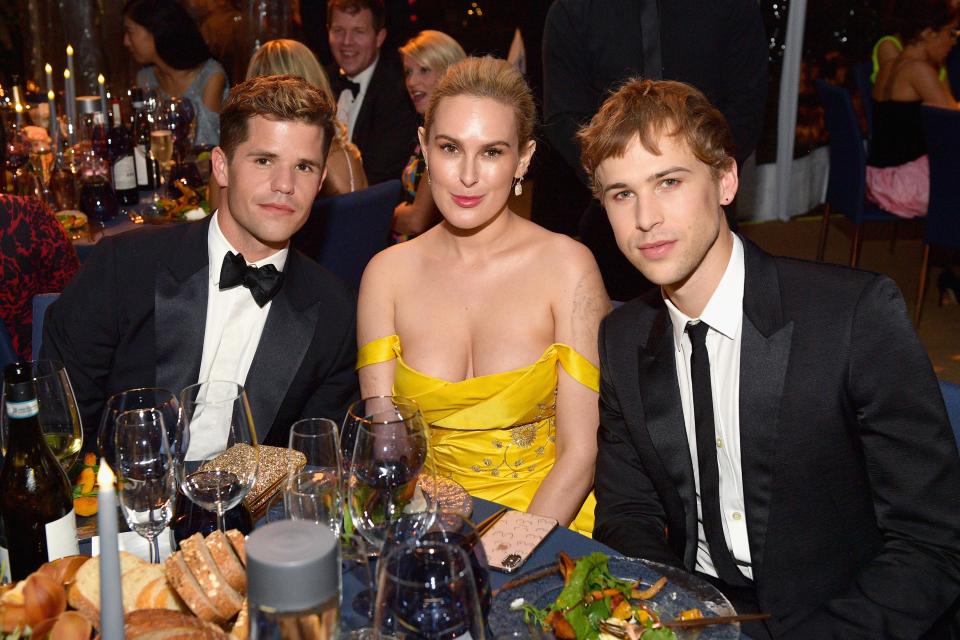  Rumer was centre of attention at her table
