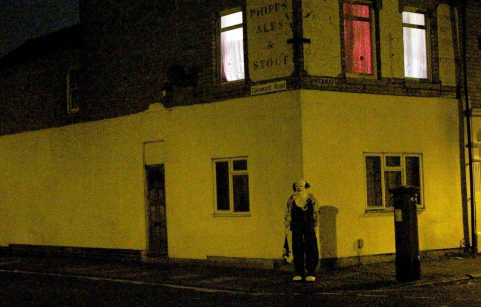 Dozens of UK towns were terrorised by pranksters in scary clown costumes