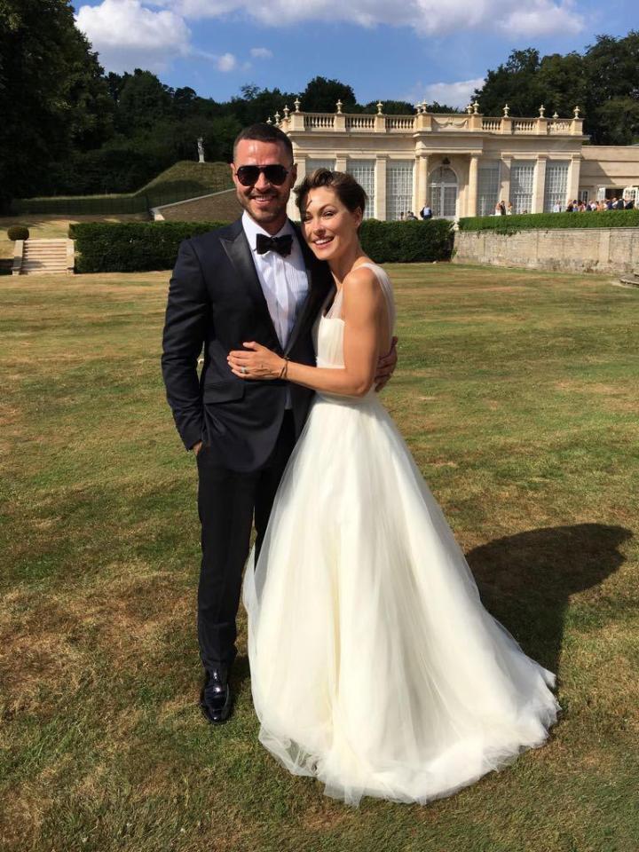  Matt and Emma renewed their vows in July this year - with Emma wearing her original wedding dress