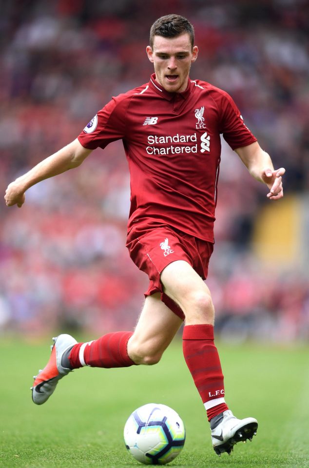 Andy Robertson has become Klopp's preferred choice at left back