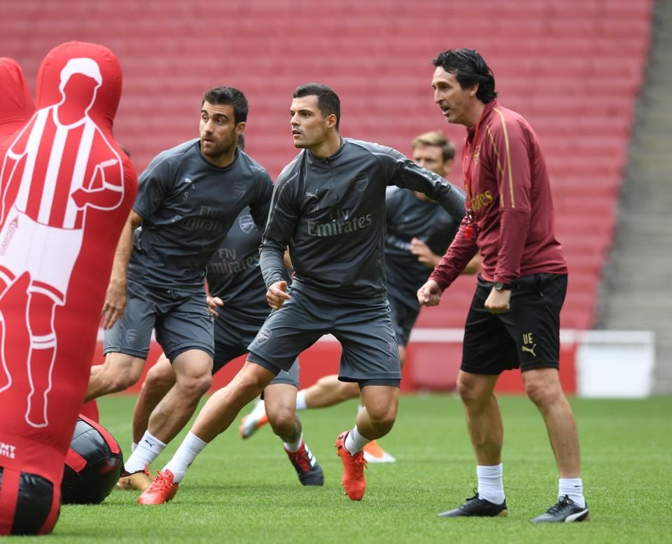 Swiss midfielder Granit Xhaka has heaped praise on Emery