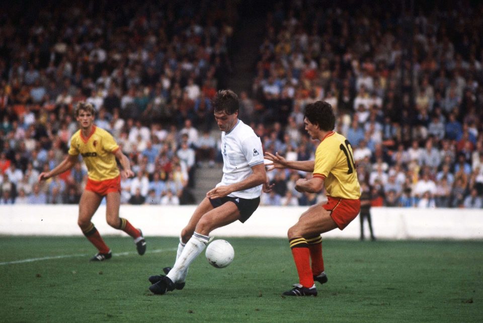  Glenn Hoddle was a magician with the ball at his feet