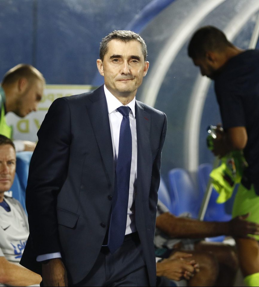  Ernesto Valverde is expected to switch to a 4-4-2 formation against Tottenham