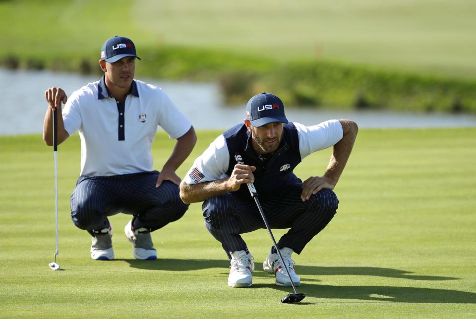  Johnson and Koepka had a bust-up during the Ryder Cup