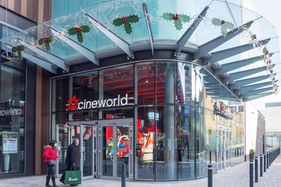 Cineworld charge just £26.80 in Loughborough, but in Nottingham 12 miles away it’s half as much again. Pictured: Cineworld Bracknell 