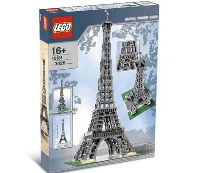 This Lego set of the Eiffel Tower has sold for up to £1,147.04