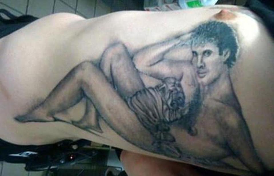  3. You would be forgiven for trying to scrub this one Hoff