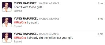 Banks wasn't happy about Rita's choice of shoes