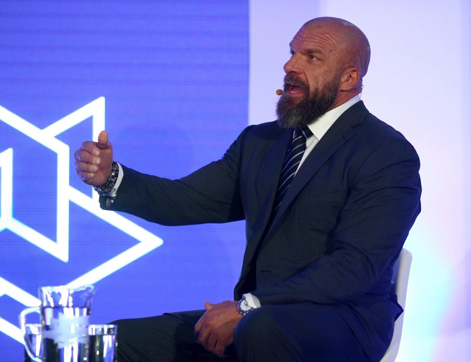 Triple H was speaking at the Leaders in Sport business summit at Stamford Bridge