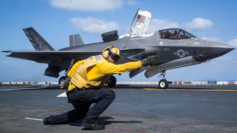  Hi-tech coating protects the new F-35 fighter jets from being picked up by enemy radar