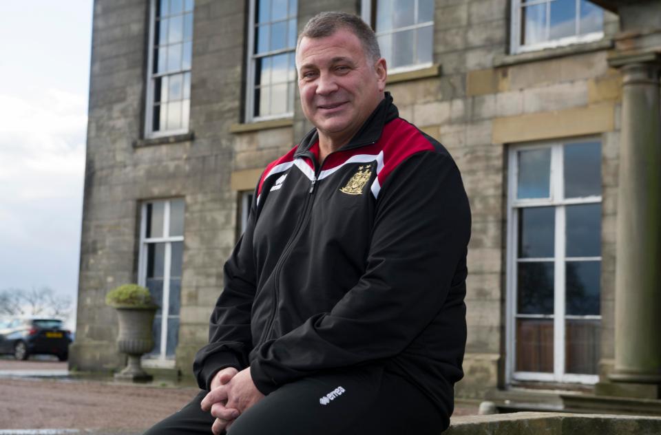 Shaun Wane nearly lost his leg as a youngster but is now a Wigan hero