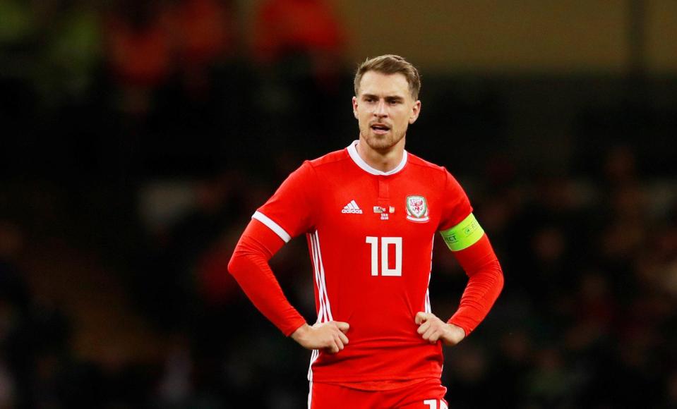 Aaron Ramsey played 90 minutes of Wales' 4-1 thrashing by Spain