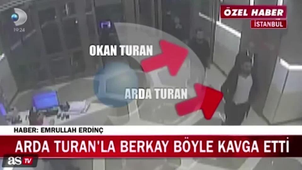  Turan can be seen heading into a hospital where he supposedly had a gun