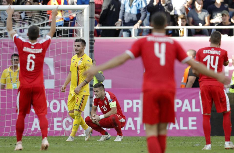 Tadic was left with egg on his face after the poor effort