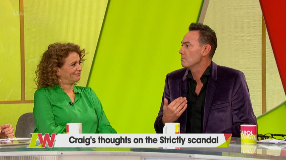  His discussed the scandal on today's Loose Women