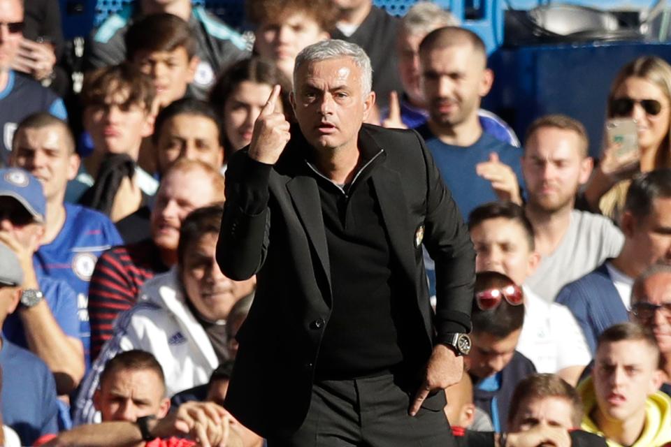  Mourinho was within seconds of his first win at Stamford Bridge as United boss