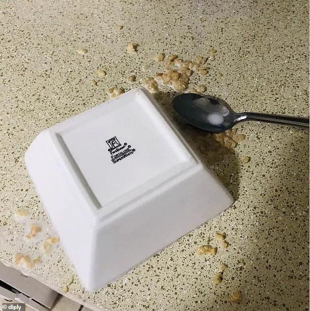  The pain experienced at this cereal offence by this hungry breakfaster was presumably gut-wrenching