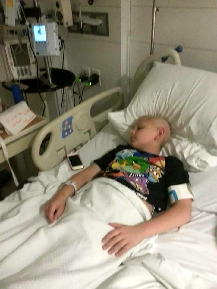  The brave lad was diagnosed with a rare form of cancer when he was five years old