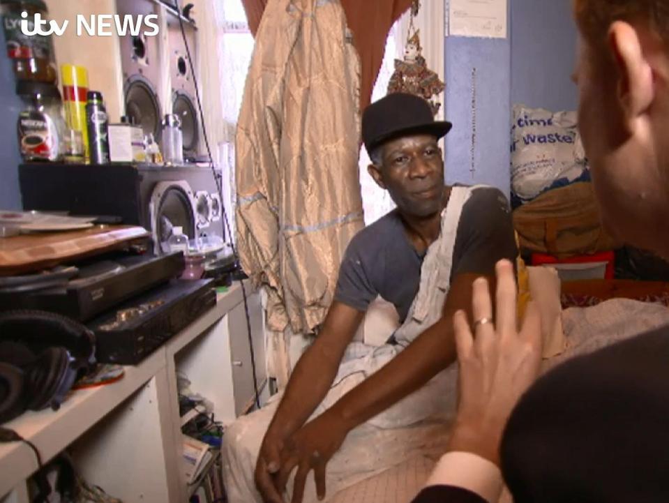  Erskine Clarke was housed in a nightmare home with no heating or hot water