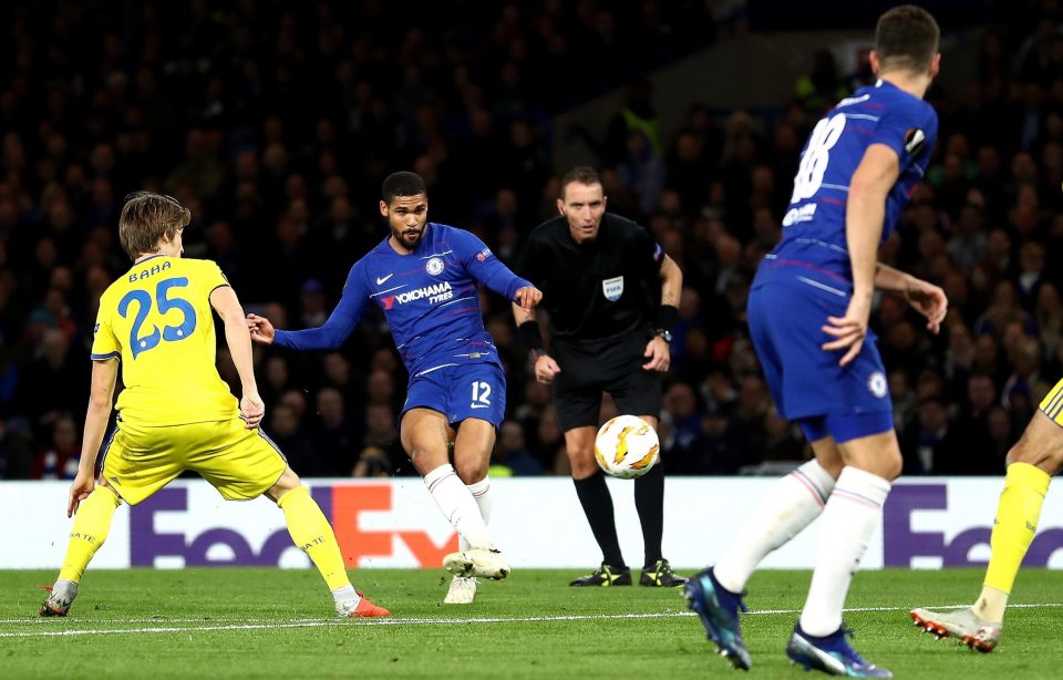  Ruben Loftus-Cheek completed his hat-trick in the second half