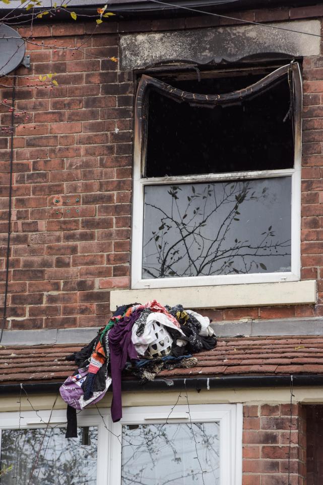  Horror photos show the extent of the blaze in Ilkstone, Derbys
