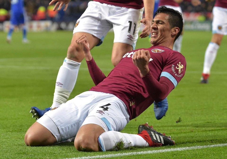  Fabian Balbuena broke the deadlock at the King Power Stadium