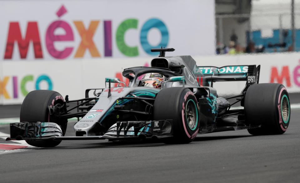 Lewis Hamilton will start the Mexico Grand Prix in third