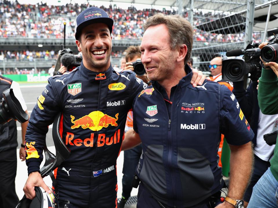A strong effort late on saw Daniel Ricciardo take pole position