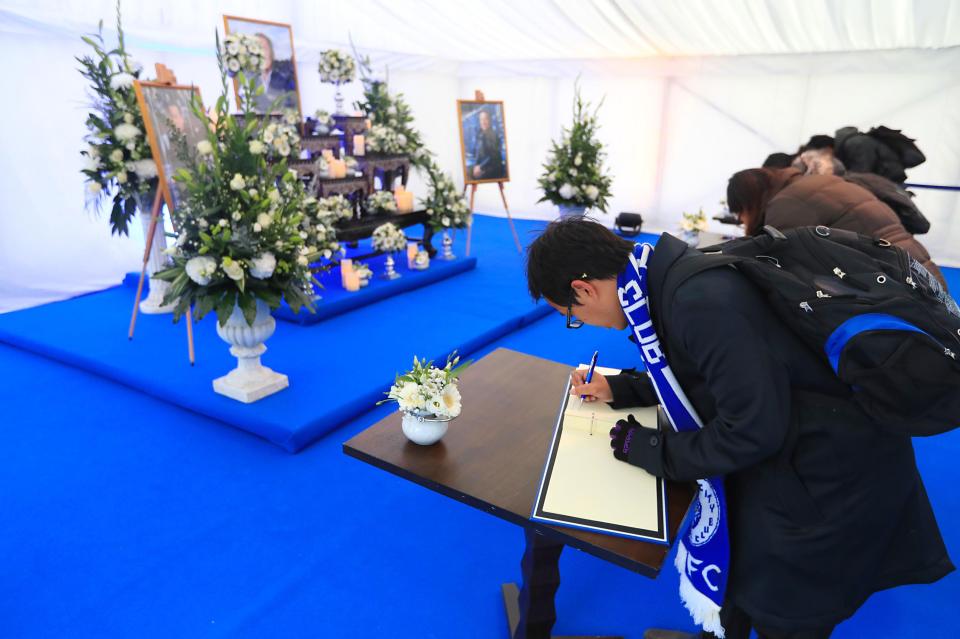  The tribute will remain open for several days