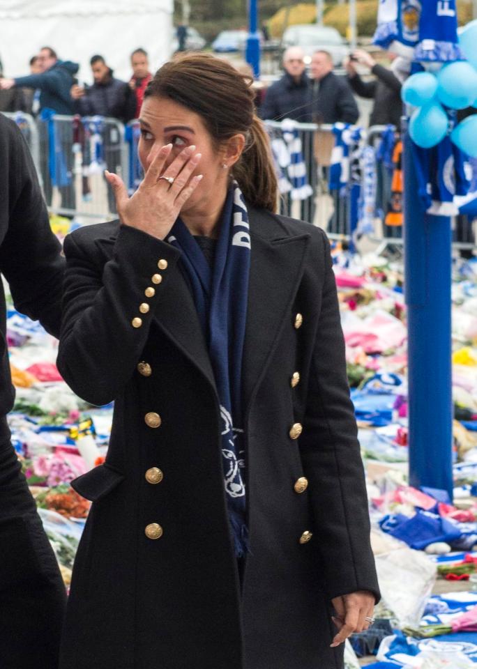 The emotional scenes continued today following Saturday's tragedy