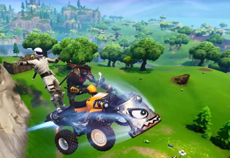  You can get big air on the Quadcrasher, even with a passenger -- but helmets are optional