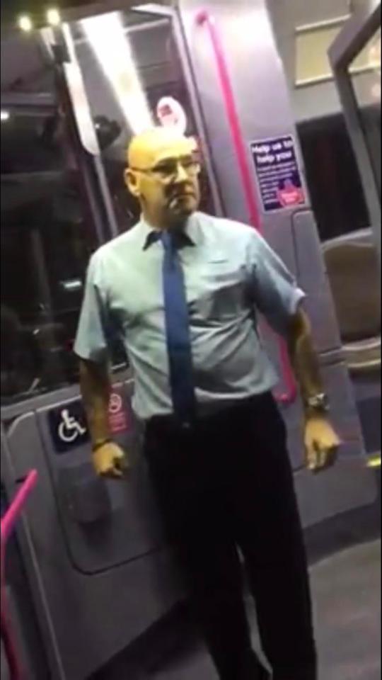  A video has emerged purportedly showing a man pushing a teenager off a bus