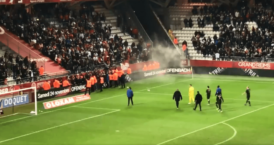 Monaco fans vented their anger towards Thierry Henry and the players at full-time yesterday