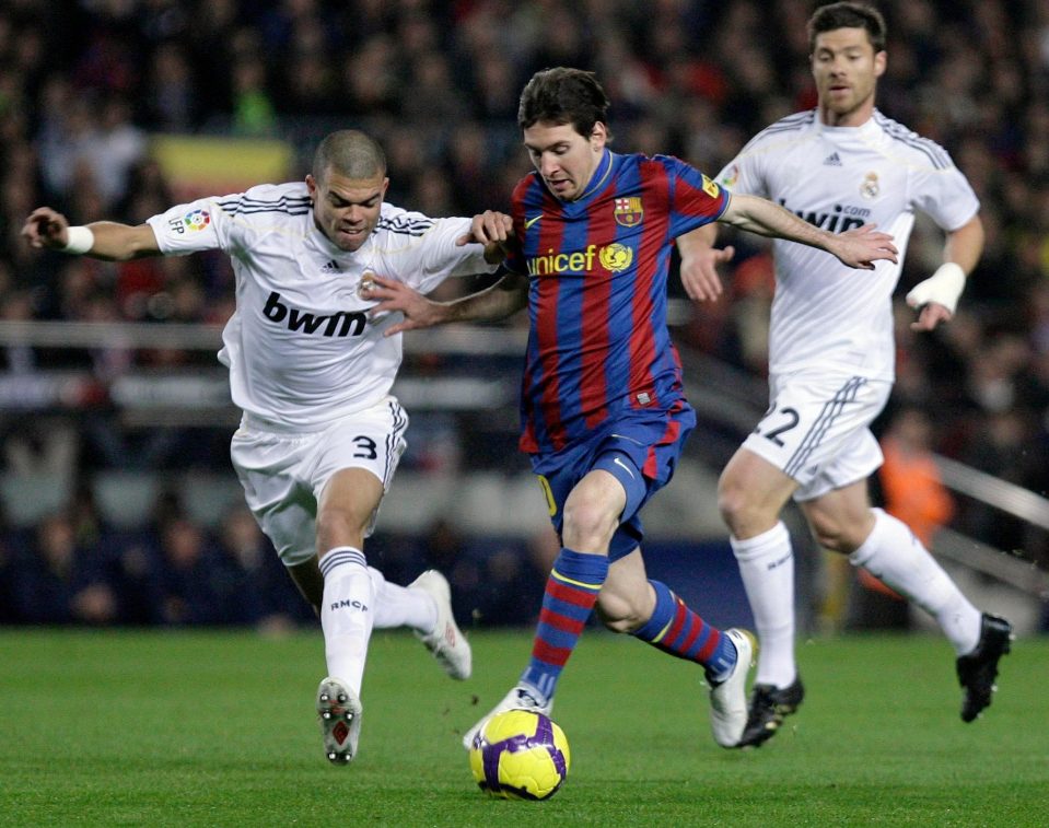 Pantomime villain Pepe would surely be an unpopular option after his decade at Real Madrid