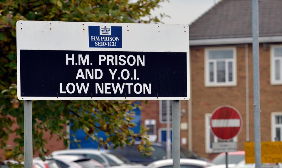 West and her new lover are both being held at the top security Low Newton Prison in County Durham