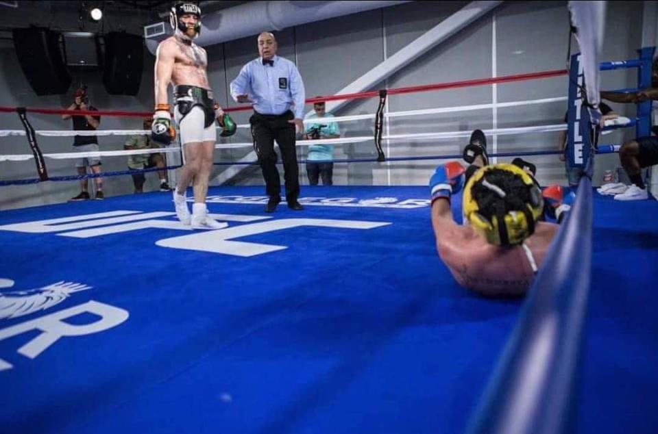  Malignaggi claimed he was pushed down - despite footage indicating he was dropped by a punch