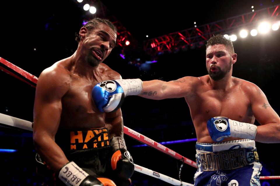  It was the first time Bellew had fought at heavyweight - having previously reigning as WBC world champion at cruiserweight