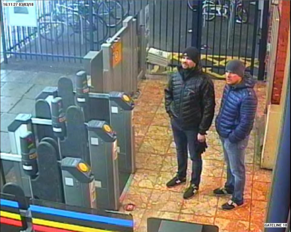  Ruslan Boshirov and Alexander Petrov at Salisbury train station