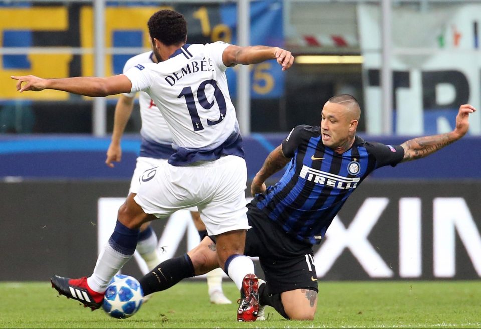 Dembele could link up with former Belgium team-mate Radja Nainggolan at the San Siro